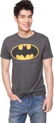 男装DC漫画™超级英雄系列圆领短袖T恤
